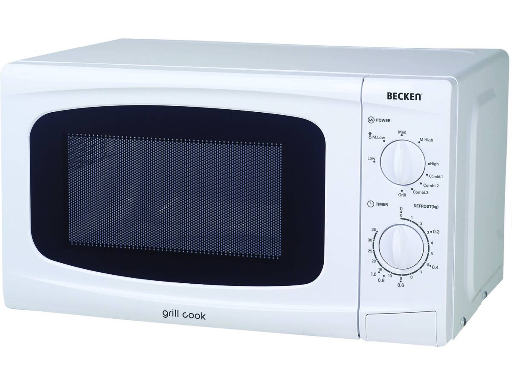 Microondas BECKEN MG720CPE (Caja Abierta - 20 L - Con Grill - Blanco)