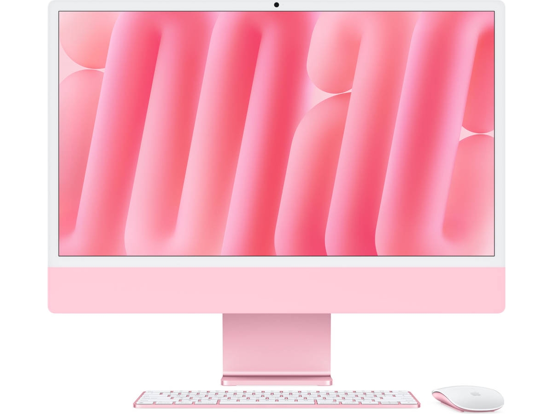 iMac APPLE Rosa (24'' - Apple M4 10-Core - RAM: 16 GB - 256 GB - GPU 10-Core)
