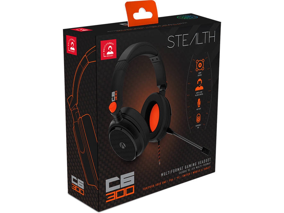 Auscultadores Gaming Stealth C6-100