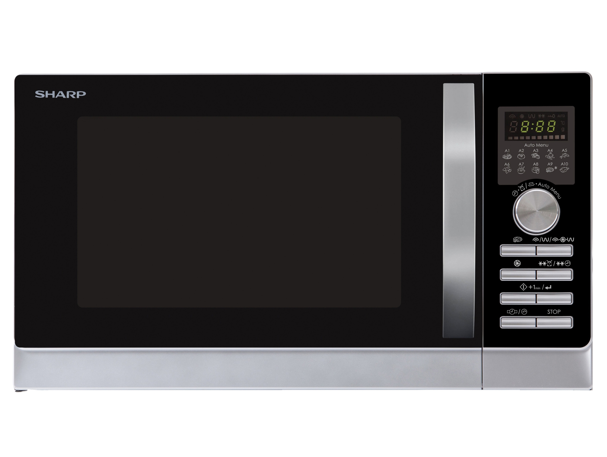 Microondas SHARP R843INW (25 L - Convección - Inox) | Worten Canarias