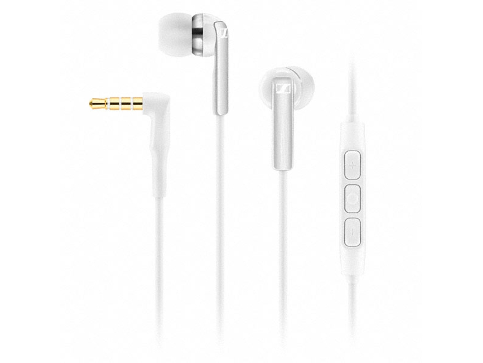 Auriculares con Cable SENNHEISER Intra Cx 2 (In Ear - Micrófono - Blanco)