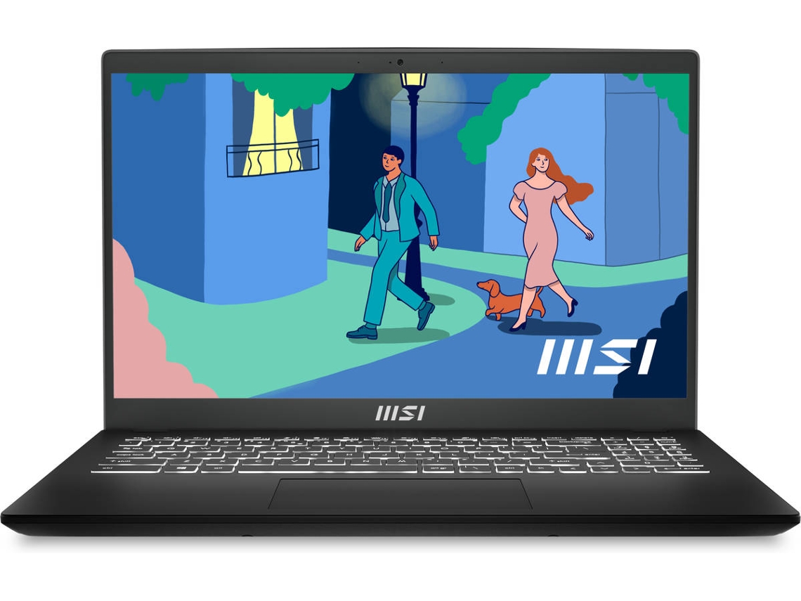 Portátil MSI Modern 15 B12M-043XES (15.6'' - Intel Core i7-1255U - RAM: 16 GB  - 1 TB SSD - Intel Iris Xe Graphics)