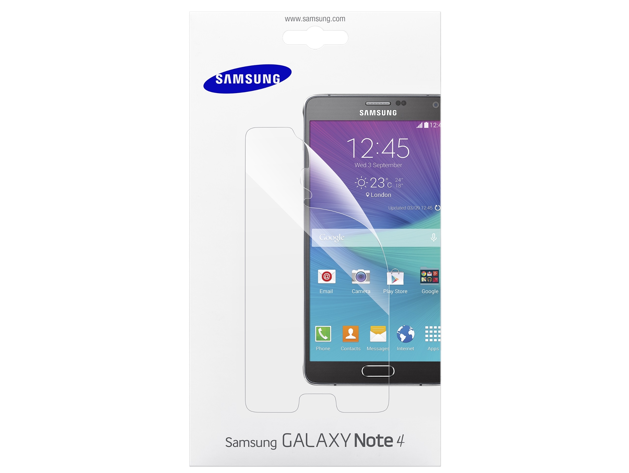 Protector de pantalla de Vidrio SAMSUNG Galaxy Note 4