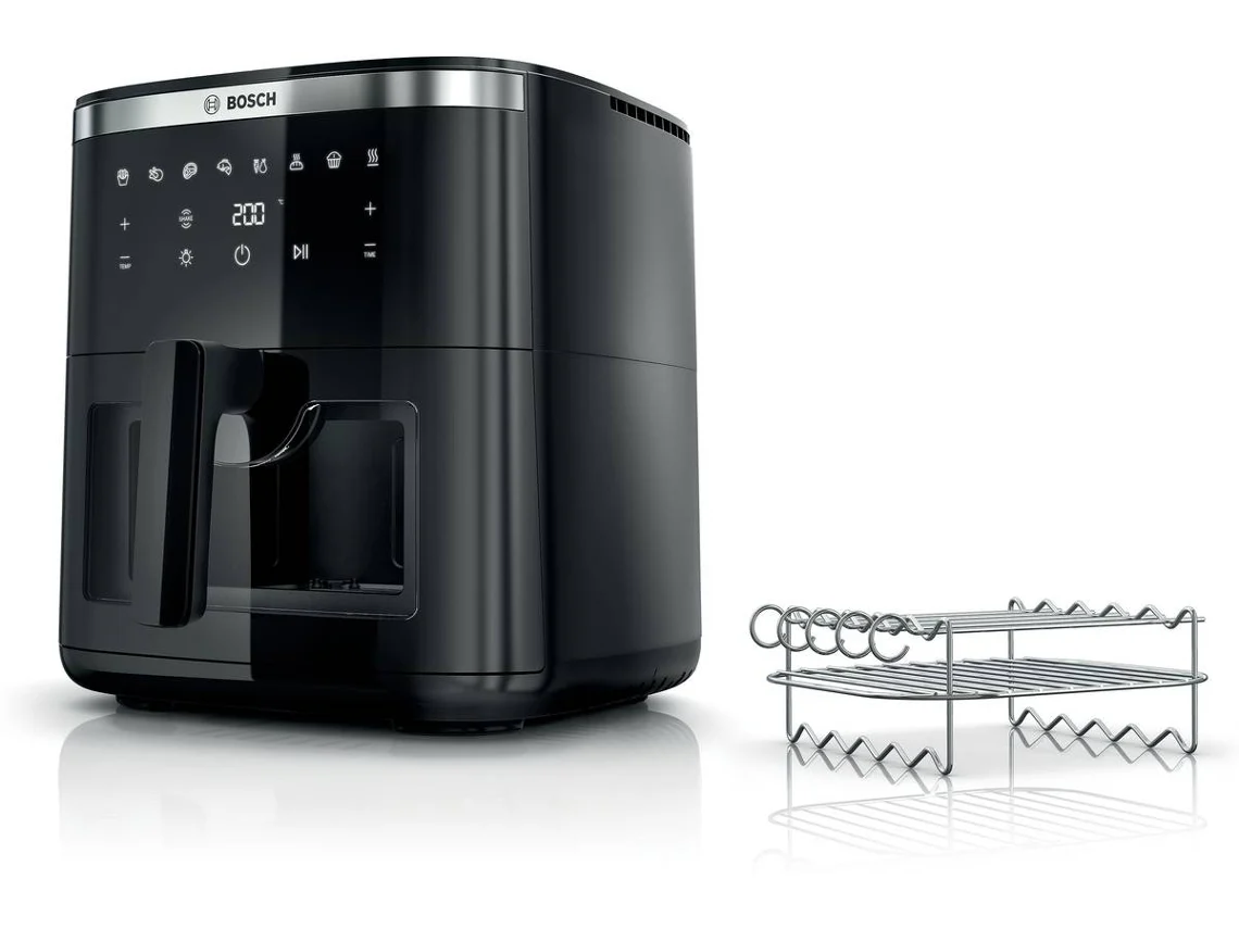 Freidora Sin Aceite BOSCH Serie 6 (7,2 L - Negra)