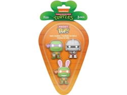 Figura Carrot Pocket FUNKO Pop!: Teenage Mutant Ninja Turtles - Donatello/MichelAngelo/Shredder