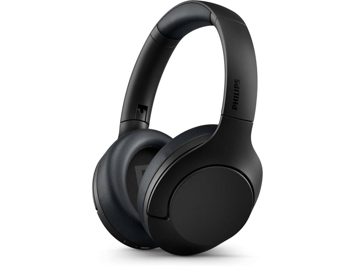 Auriculares Bluetooth PHILIPS TAH8506BK (Over Ear - Micrófono - Noise Canceling - Negro)