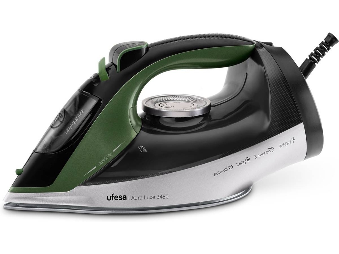 Plancha UFESA Aura Luxe 3450W (Golpe de Vapor: 55 g/min - Suela Cerámica)