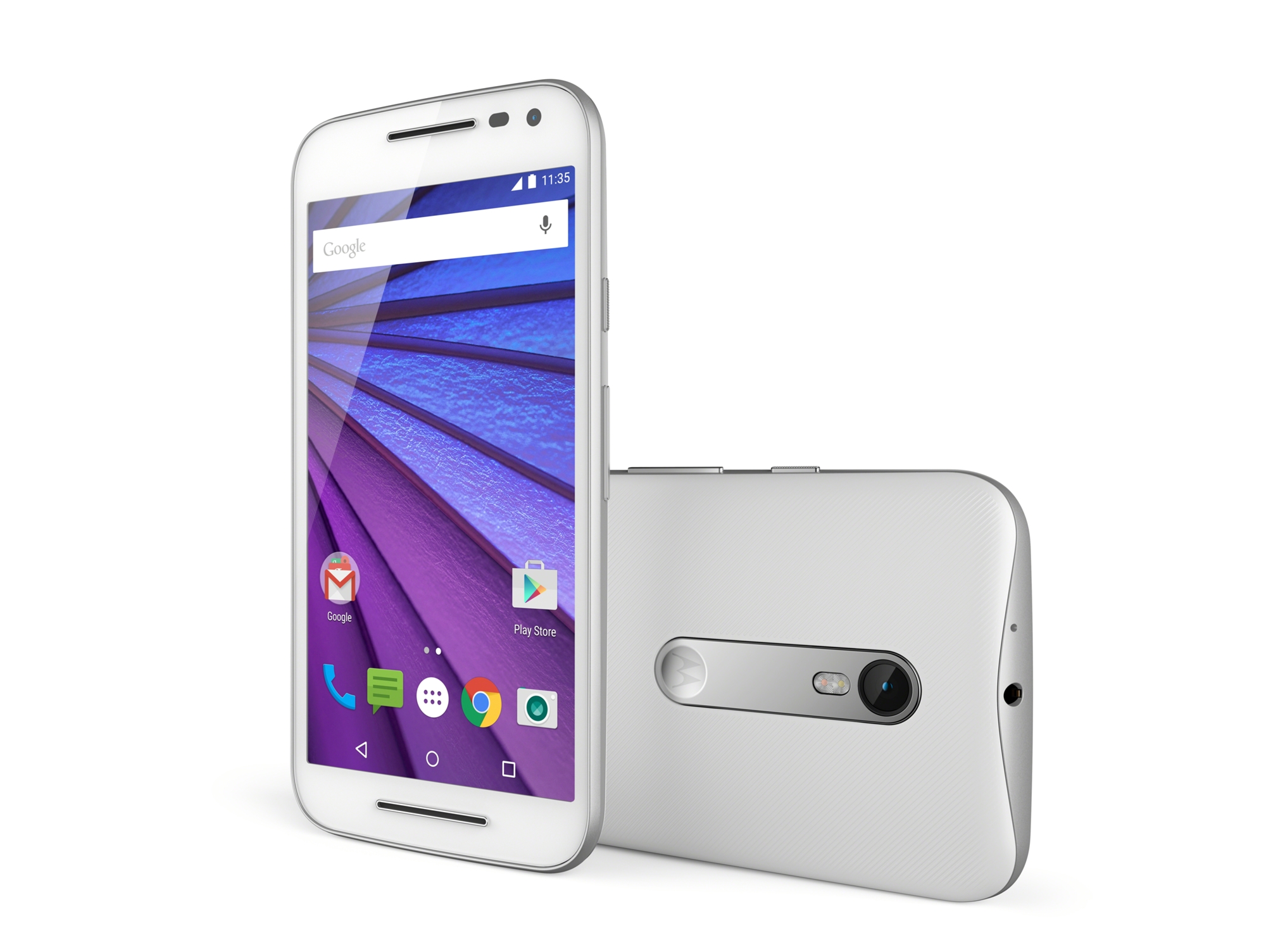 Smartphone MOTOROLA Moto G 3rd Gen (5'' - 1 GB - 8 GB - Blanco)