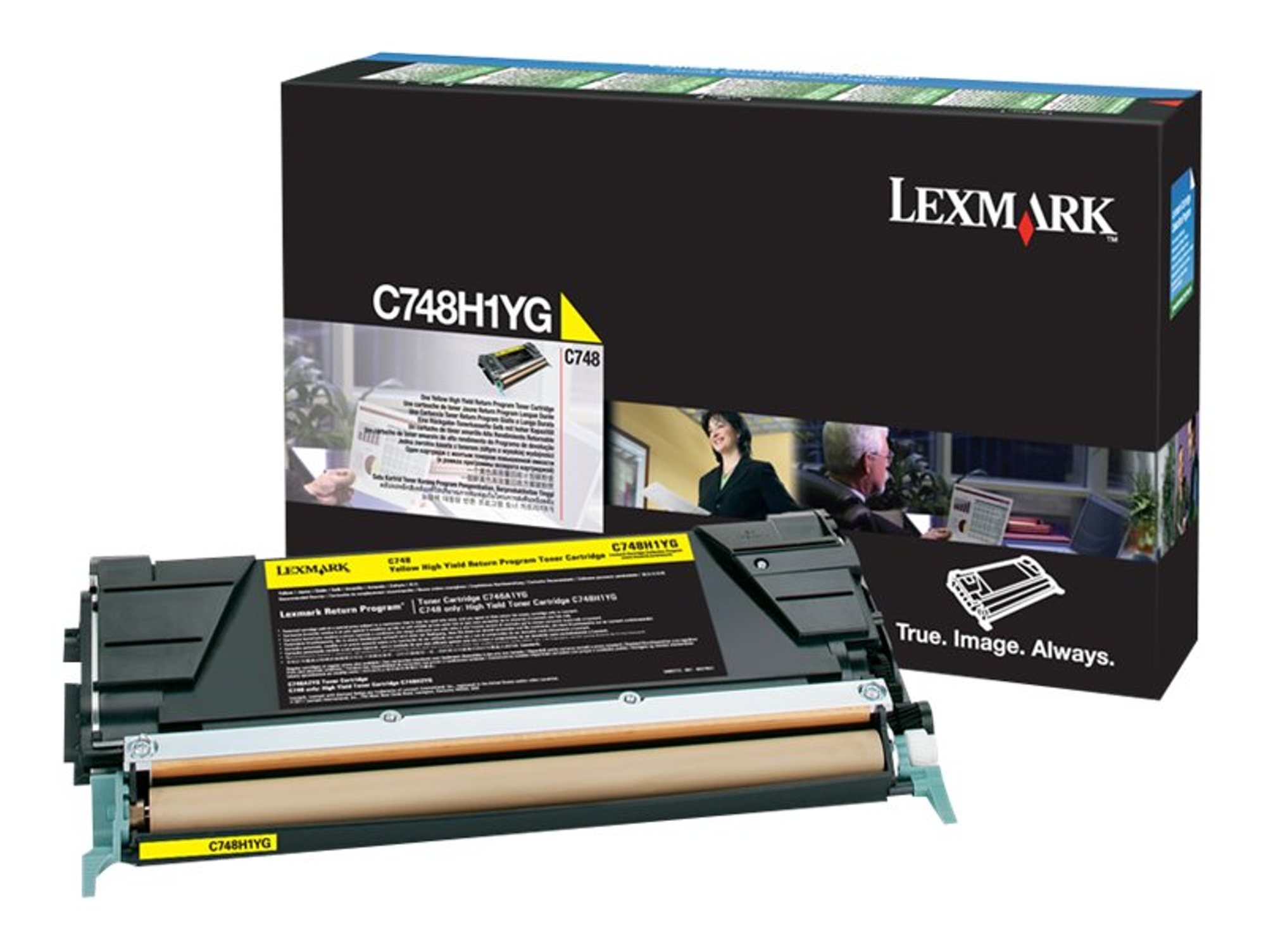 Cartucho de tóner LEXMARK C748H1YG