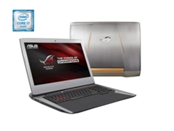 Portátil Gaming ASUS G752-B263 (Intel Core i7-7700HQ - NVIDIA GeForce GTX 1070 - RAM: 16 GB - 1 TB HDD + 256 GB SSD - 17.3'')