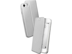Funda iPhone 6, 6s, 7, 8 SBS Book Stand Plateado