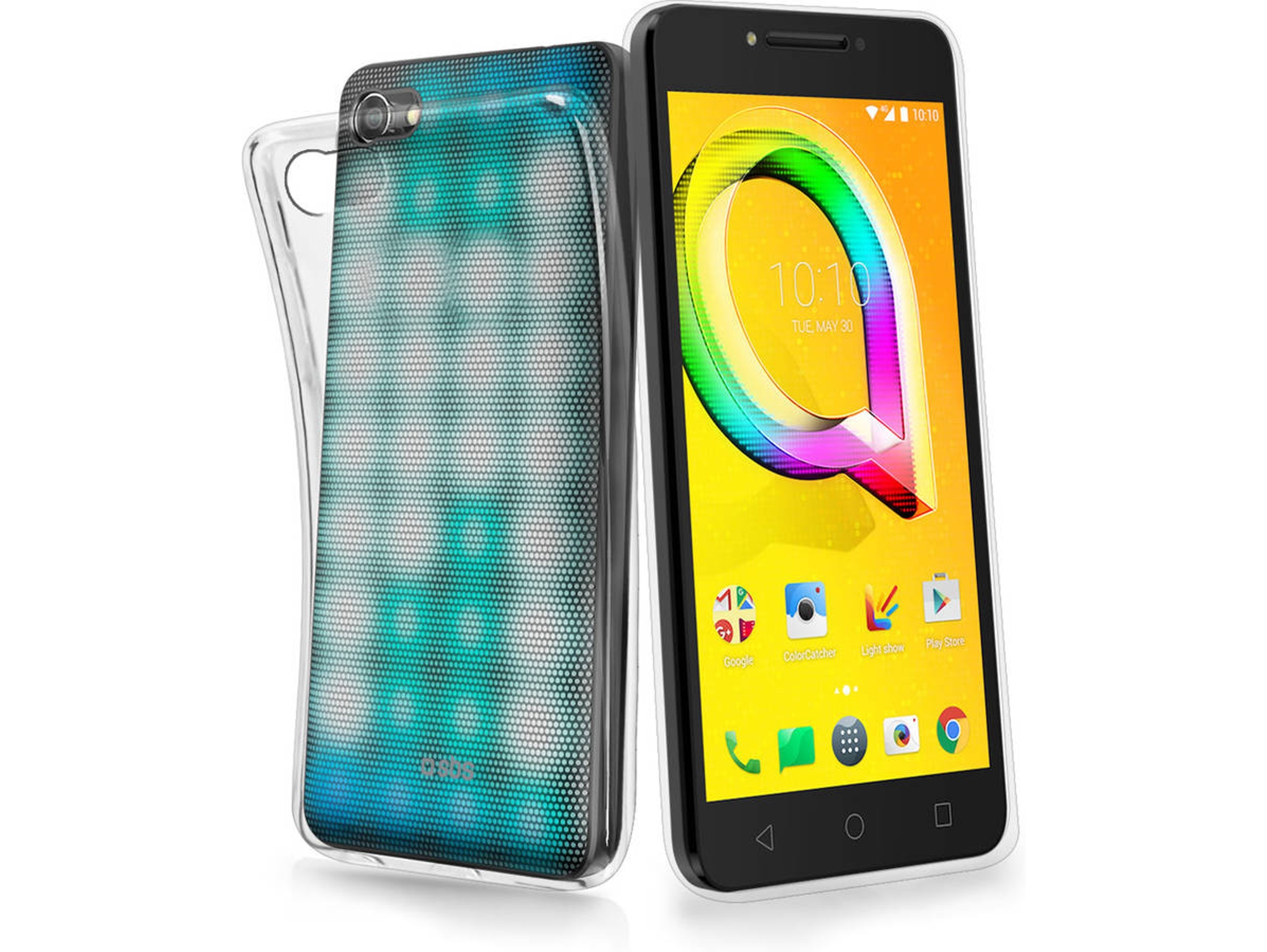 Carcasa Alcatel A5 Led SBS Skinny Transparente
