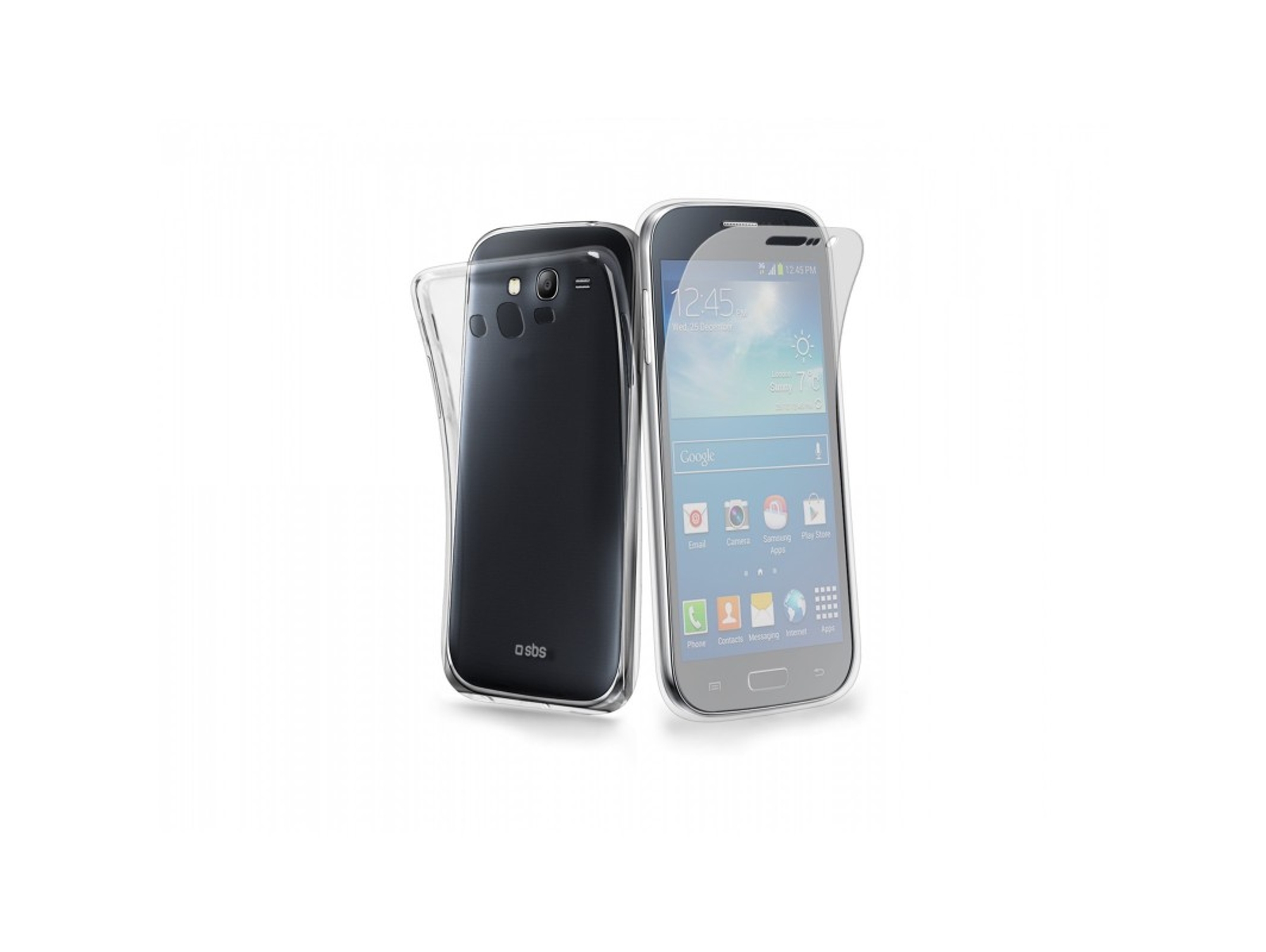 Carcasa y Protector de Pantalla Samsung Galaxy Grand Neo, Plus SBS Aero Transparente