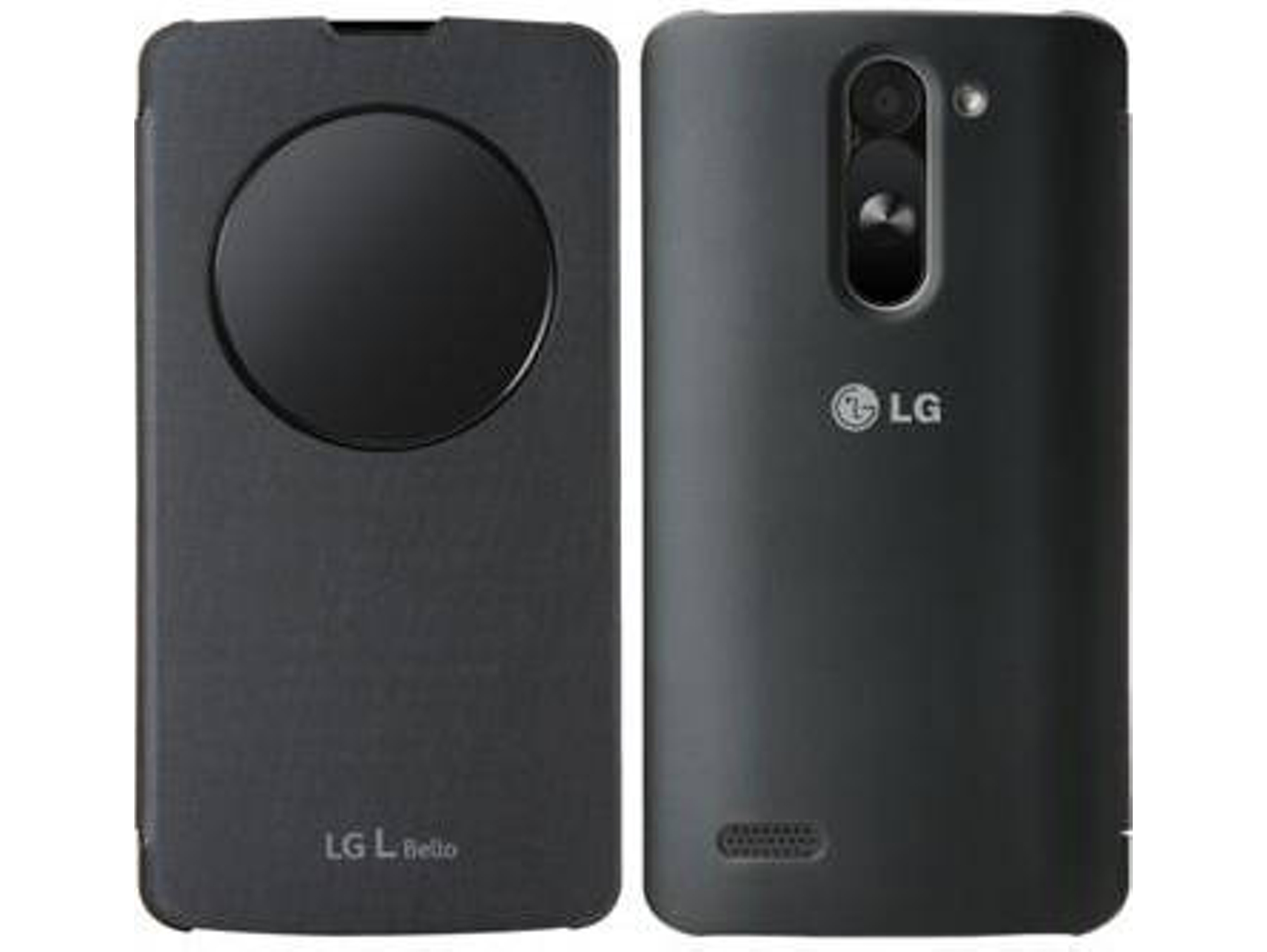 Funda LG L80 Ventana Negro