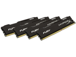 Memoria RAM DDR4 KINGSTON Fury (4 x 8 GB - 2133 MHz - CL 14 - Negro)