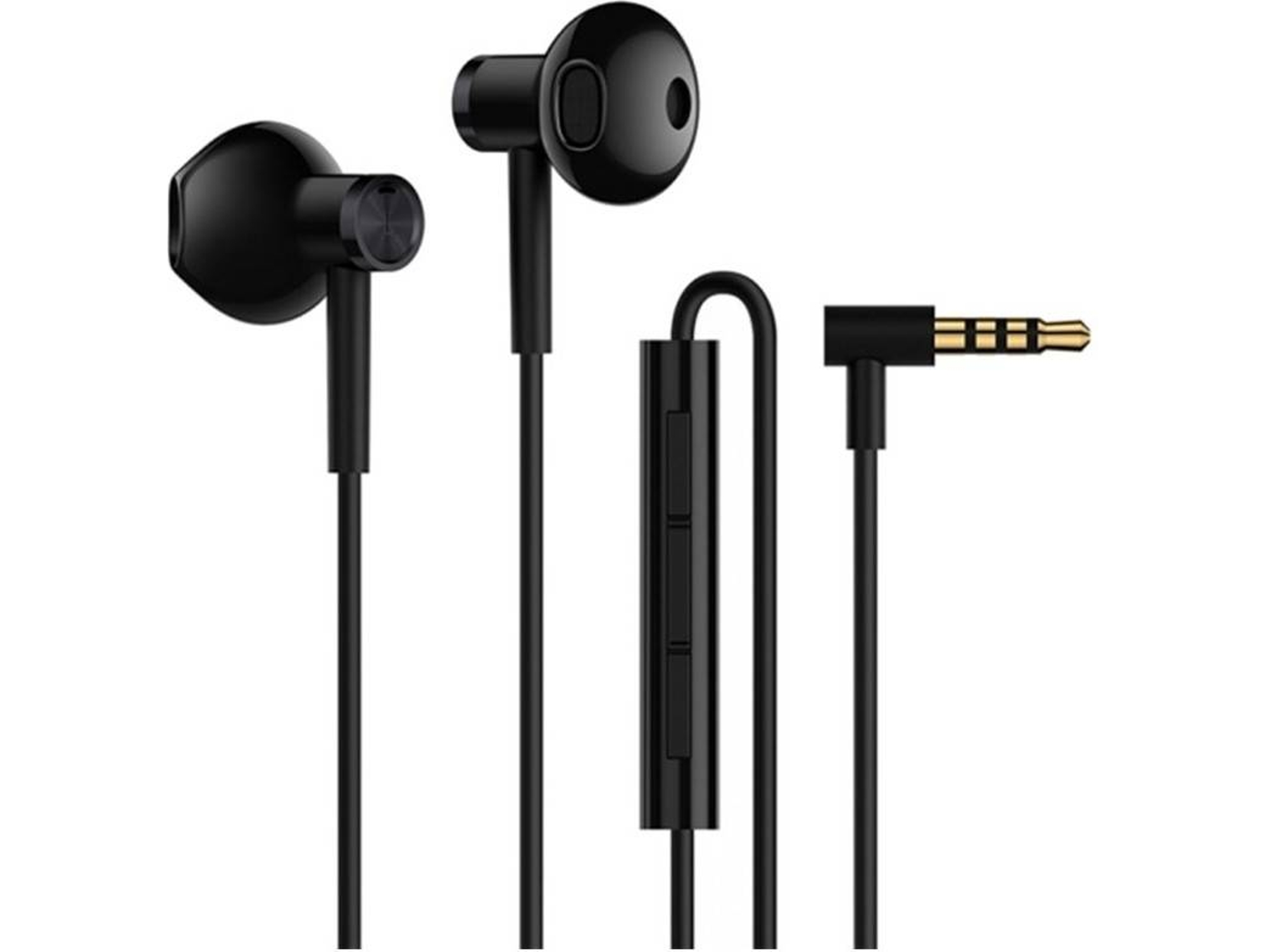 Auriculares con cable XIAOMI Dual Driver (In ear - Micrófono - Negro)