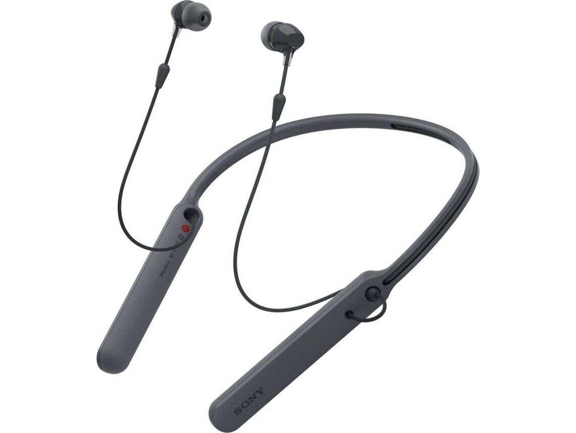 Auriculares Bluetooth SONY Wic400B (In Ear - Micrófono - Negro)