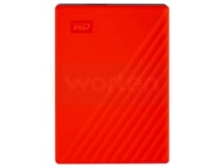 Disco HDD Externo WESTERN DIGITAL My Passport Worldwide (Rojo - 2 TB - USB 3.0)