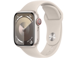 APPLE Watch Series 9 GPS+Cellular 41 mm Luz de las Estrellas con Correa Deportiva Luz de las Estrellas (Tamaño: S/M)