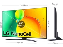 TV LG 65NANO766QA (Nano Cell - 65'' - 165 cm - 4K Ultra HD - Smart TV)