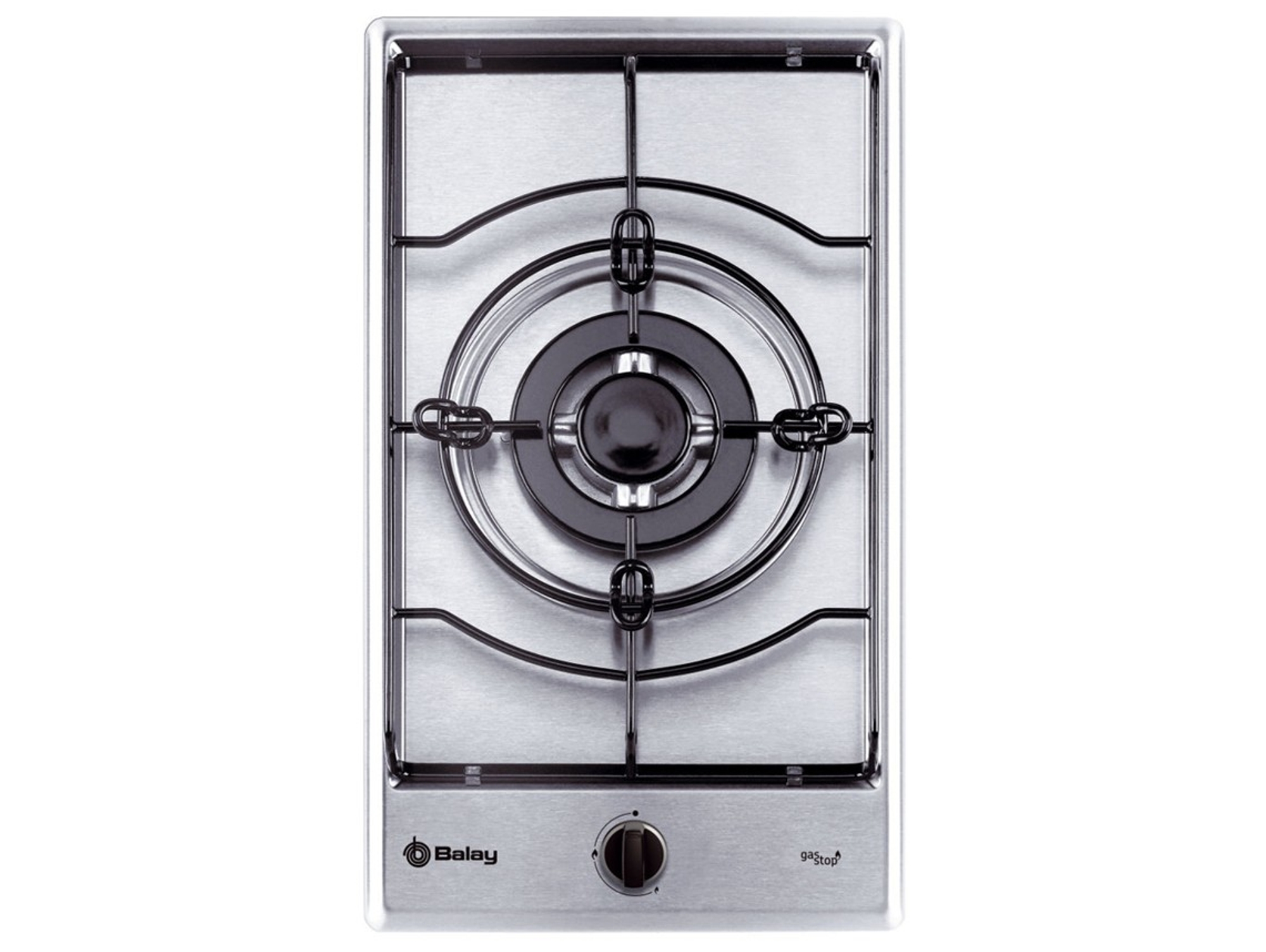 Placa de Gas BALAY 3EMX3091B WOK (Gas Butano-propano - 28.8 cm - Inox)