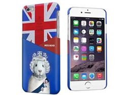 Carcasa iPhone 6, 6s PETS ROCK The Queen Multicolor