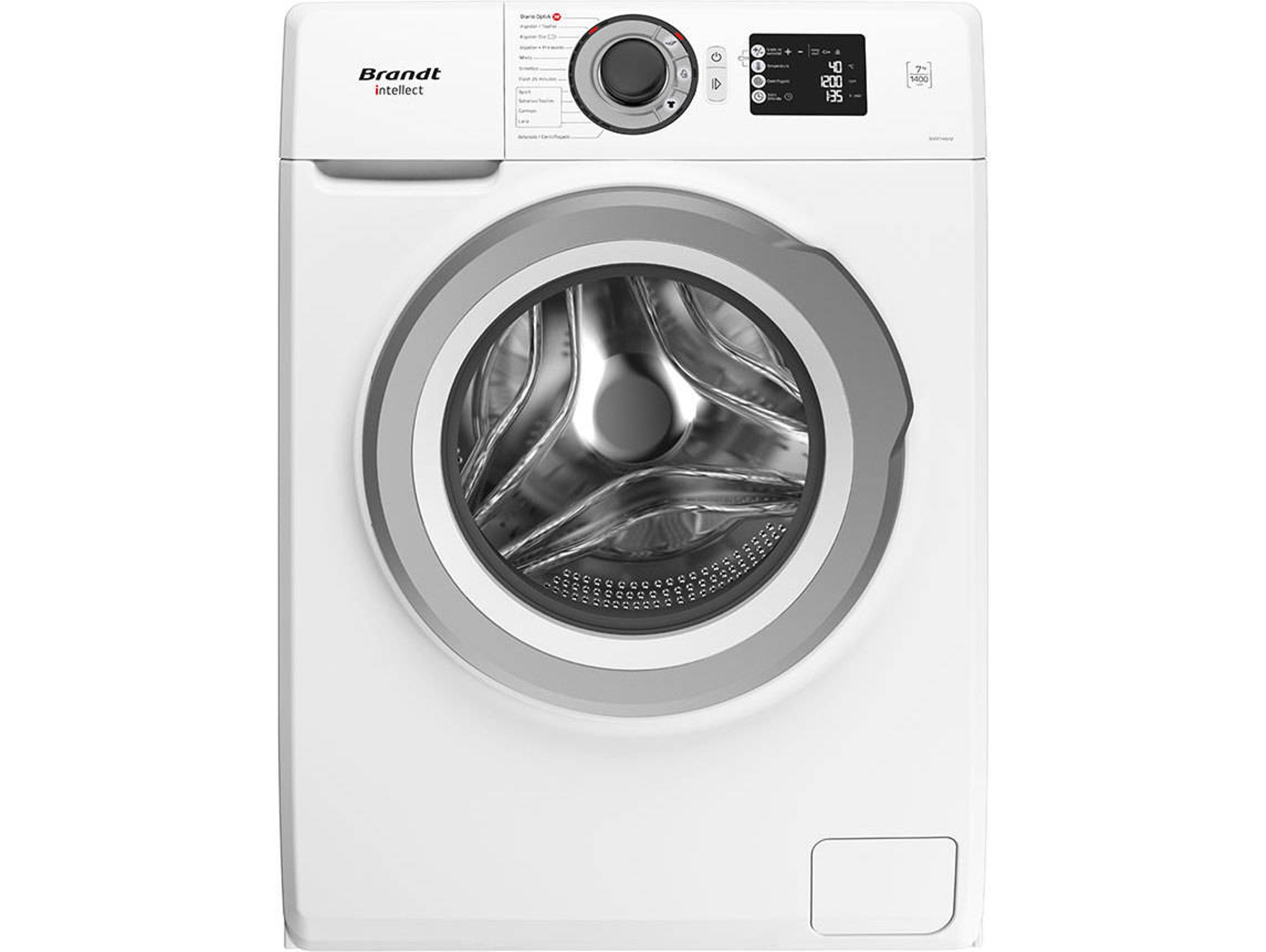 Lavadora BRANDT BAM74WSP (7 kg - 1400 rpm - Blanco)