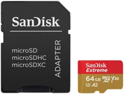 Tarjeta de Memoria MicroSD SANDISK Extreme 64GB 160MB/S