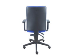 Silla de Escritorio Operativa PIQUERAS Y CRESPO Lezuza Azul (Brazos ajustables - Tejido)
