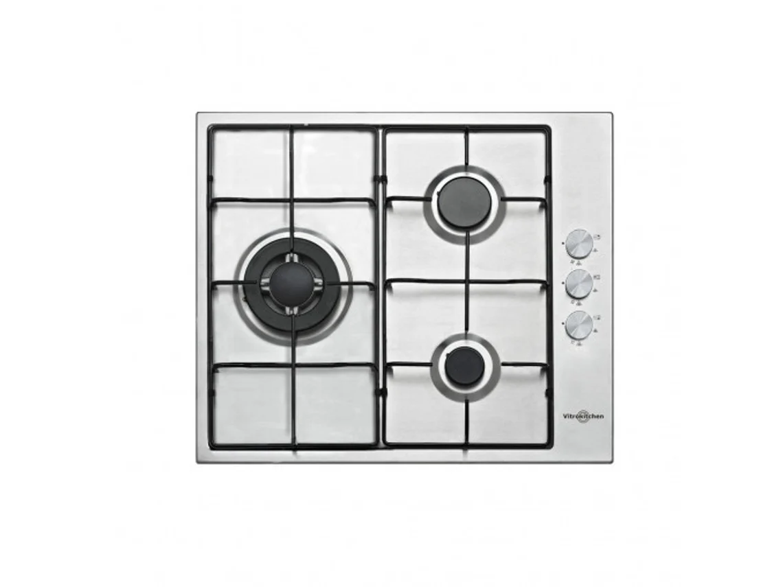 Placa de Gas VITROKITCHEN EN630LIB (Gas Butano - Propano - 58 cm  - Inox)