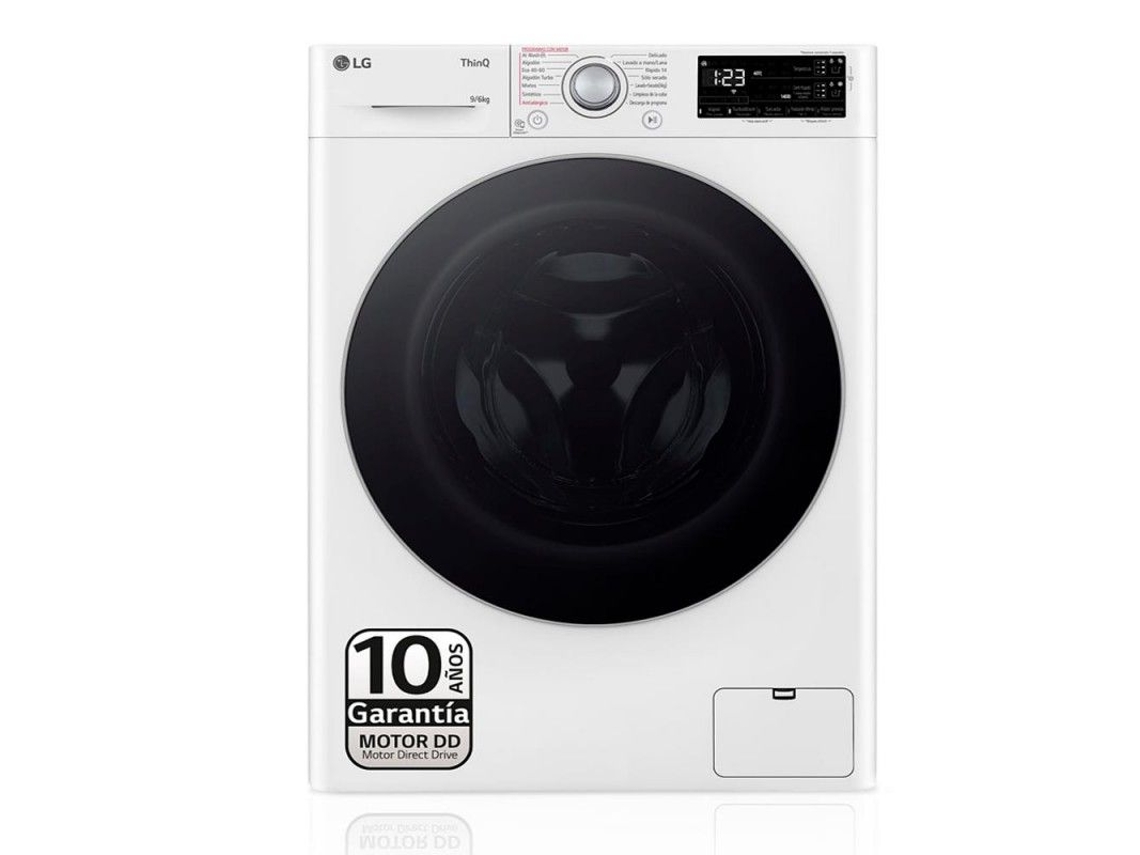 Lavasecadora LG F4DR5509A1W (6/9 kg - 1400 rpm - Blanco)
