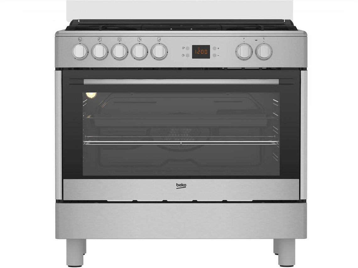 Cocina BEKO GM 15321 DX NS (Gás Natural - 60 cm - Inox)