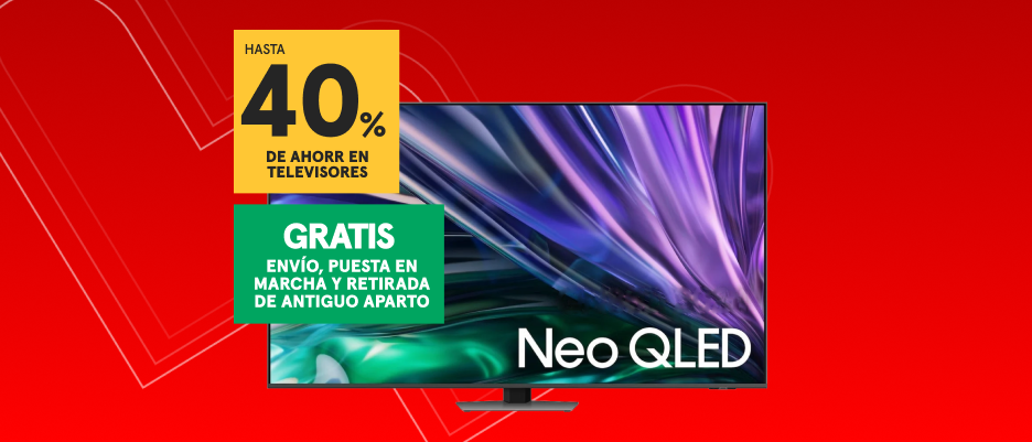 Hasta 40% de ahorro en televisores SAMSUNG, LG y HISENSE