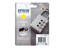 Cartucho de tinta original EPSON 35, Candado 9,1 ml, Amarillo, C13T35844020, T3584