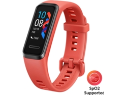 Pulsera de Actividad HUAWEI Band 4 (Bluetooth - Hasta 9 días de autonomía - Resistente al agua - Naranja)