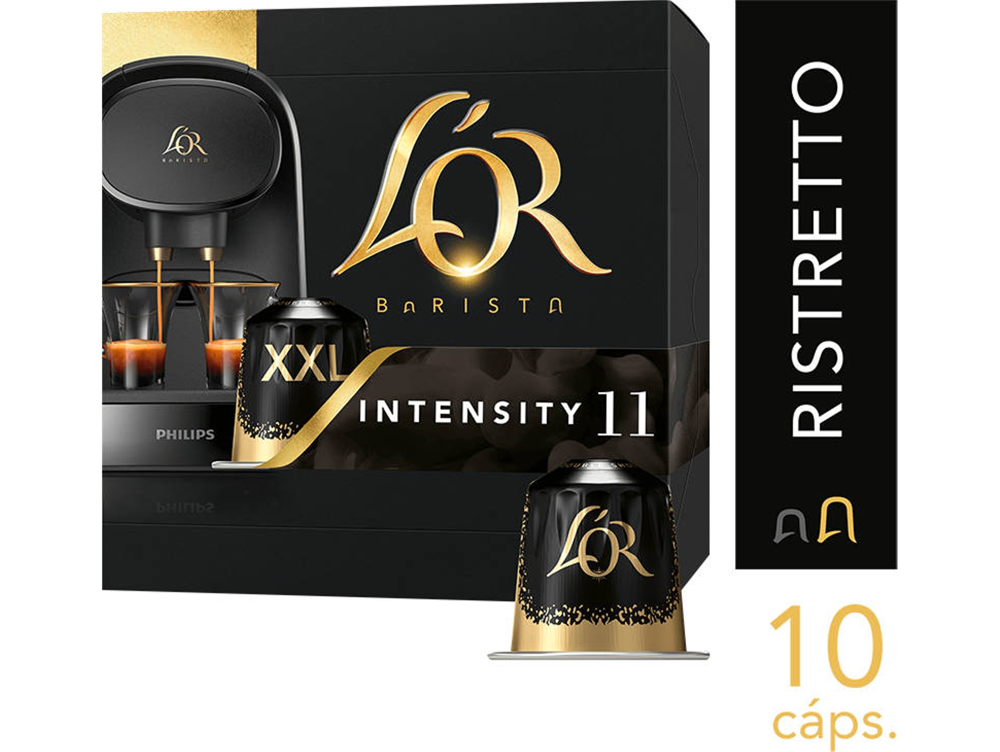 Cápsulas de café L'OR Double Ristretto (Pack de 10)