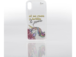 Carcasa iPhone X TAN TAN FAN La Vecina Rubia Rosa