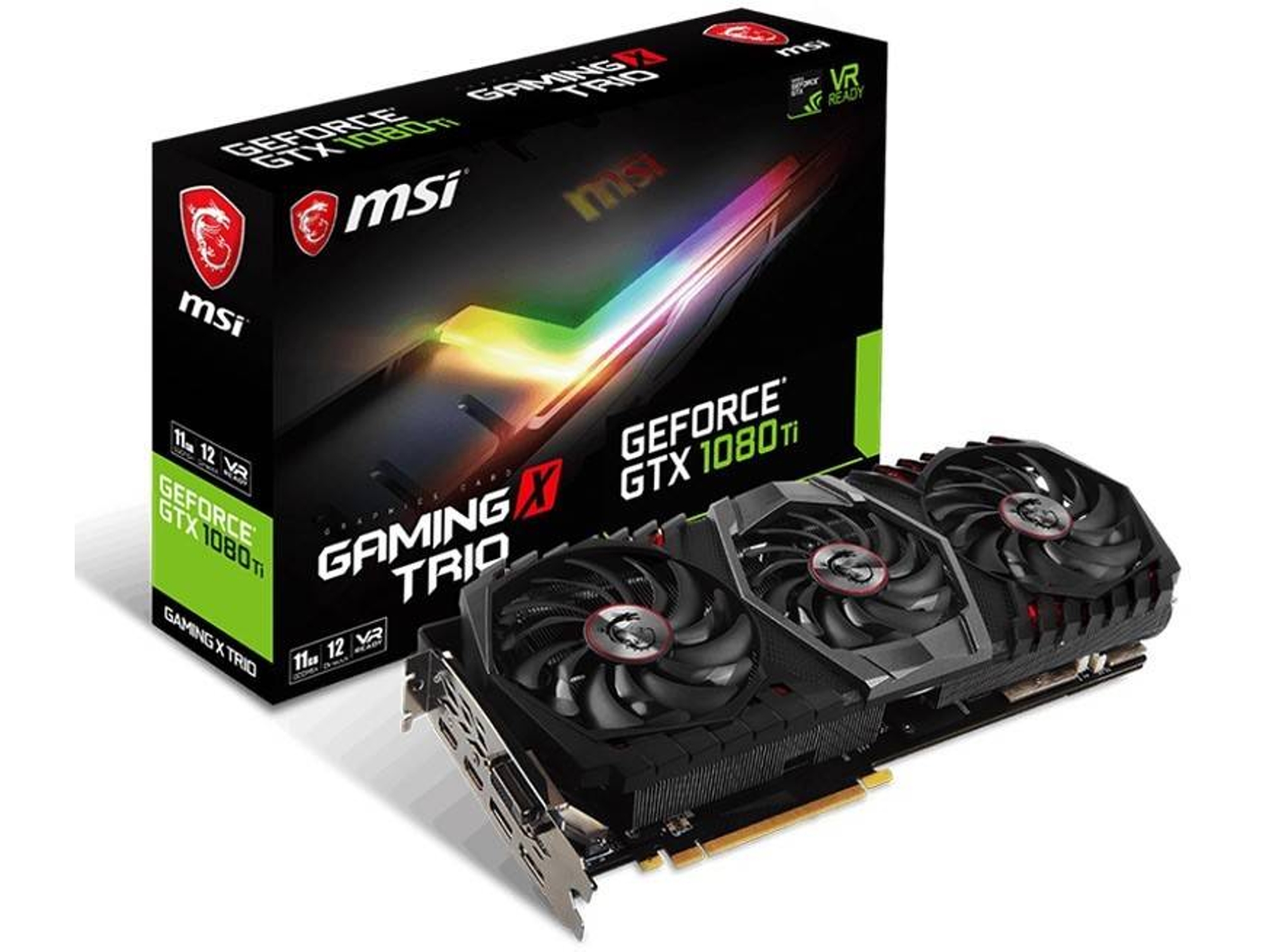 Tarjeta Gráfica nVidia MSI GTX 1080 TI Gaming x Trio