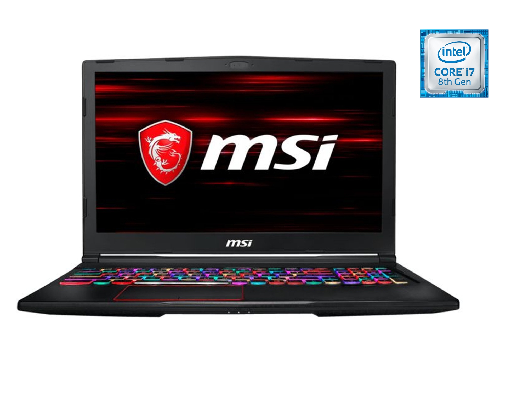 Portátil Gaming MSI GE63 8RF-040 (Intel Core i7-8750H - NVIDIA GeForce GTX 1070 - RAM: 16 GB - 1 TB HDD + 512 GB SSD - 15.6'')