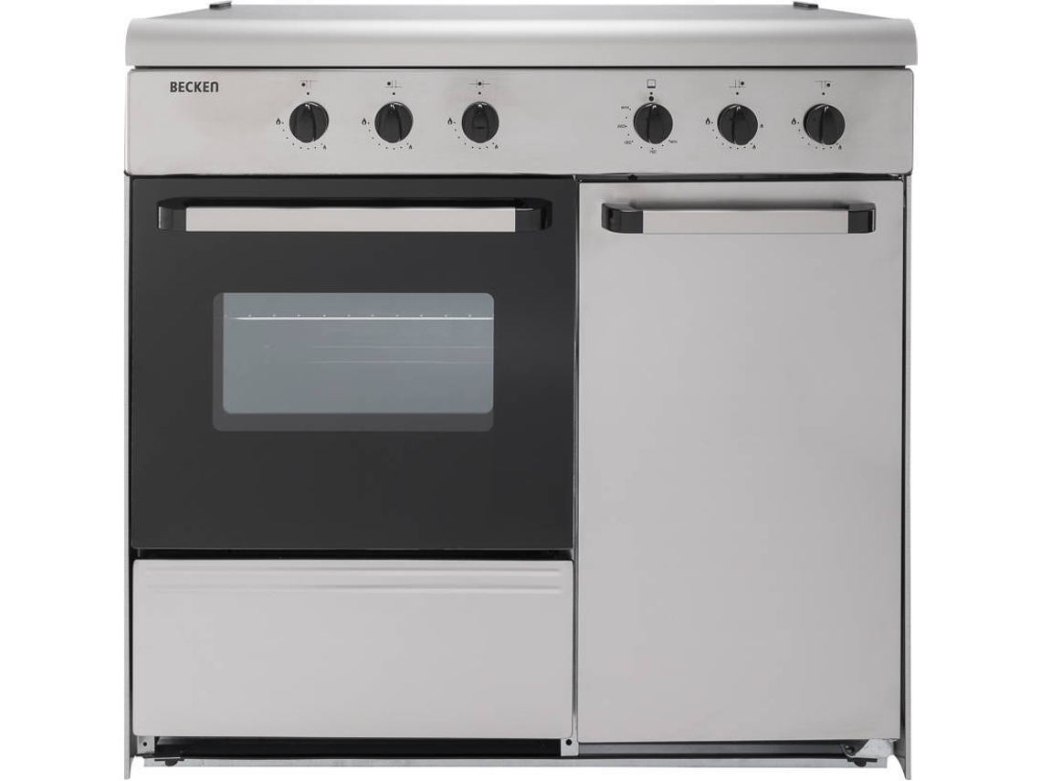 Cocina Reacondicionada BECKEN S 90 IX A (Grado A - 55 L - Gas butano-propano - Inox)