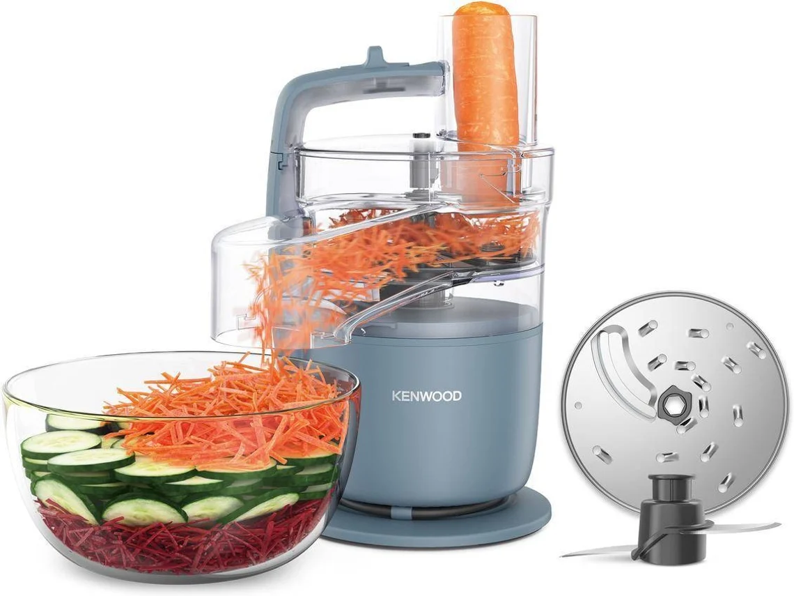 Procesador de Alimentos KENWOOD MultiPro Go FDP22.130GY (1,3 L - 650 W - 3 accesorios)
