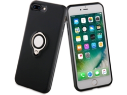 Carcasa iPhone 7 Plus, 8 Plus MUVIT Ring Negro