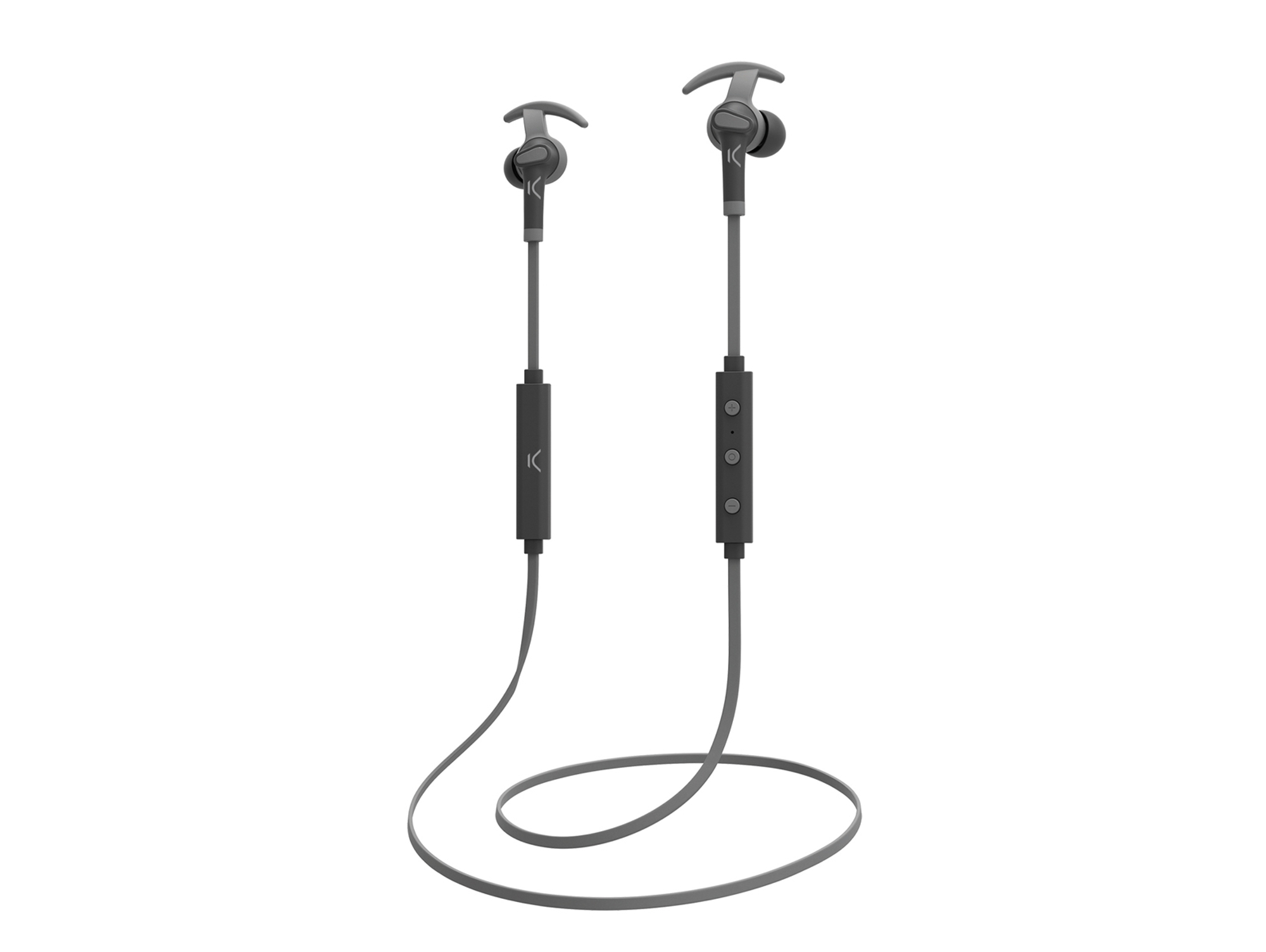 Auriculares Bluetooth KSIX Go&Play Sport 3 (In ear - Micrófono - Gris)