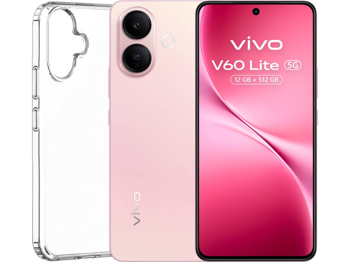 Smartphone VIVO V60 Lite 5G (6.77'' - 12 GB - 512 GB - Rosa