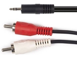 Cable Audio FONESTAR AA-727-5 (5m - Jack 3.5mm - 2 RCA - Macho-Macho)