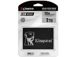Disco SSD Interno KINGSTON KC600 (1 TB - SATA - 550 MB/s)