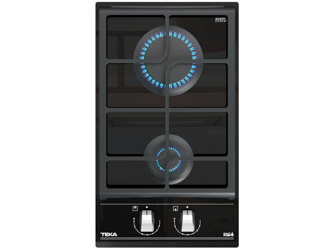 Placa de Gas TEKA GZC 32300 XBN (Gas Natural - 30 cm - Negro)