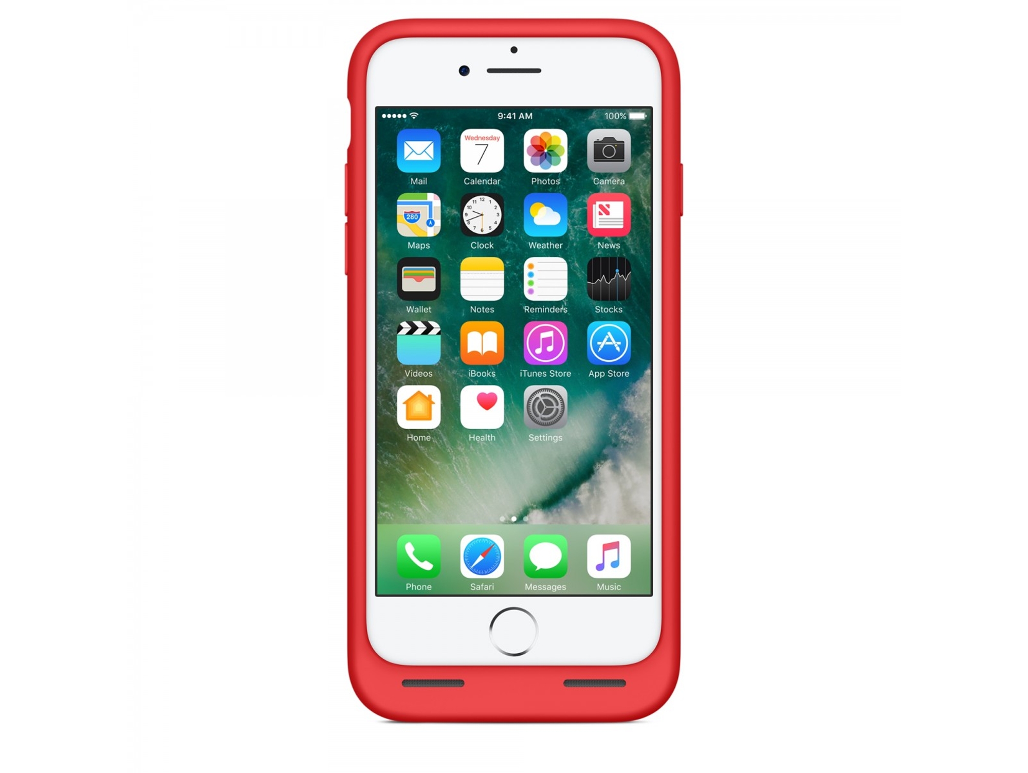 Carcasa APPLE Batería iPhone 7, 8 rojo