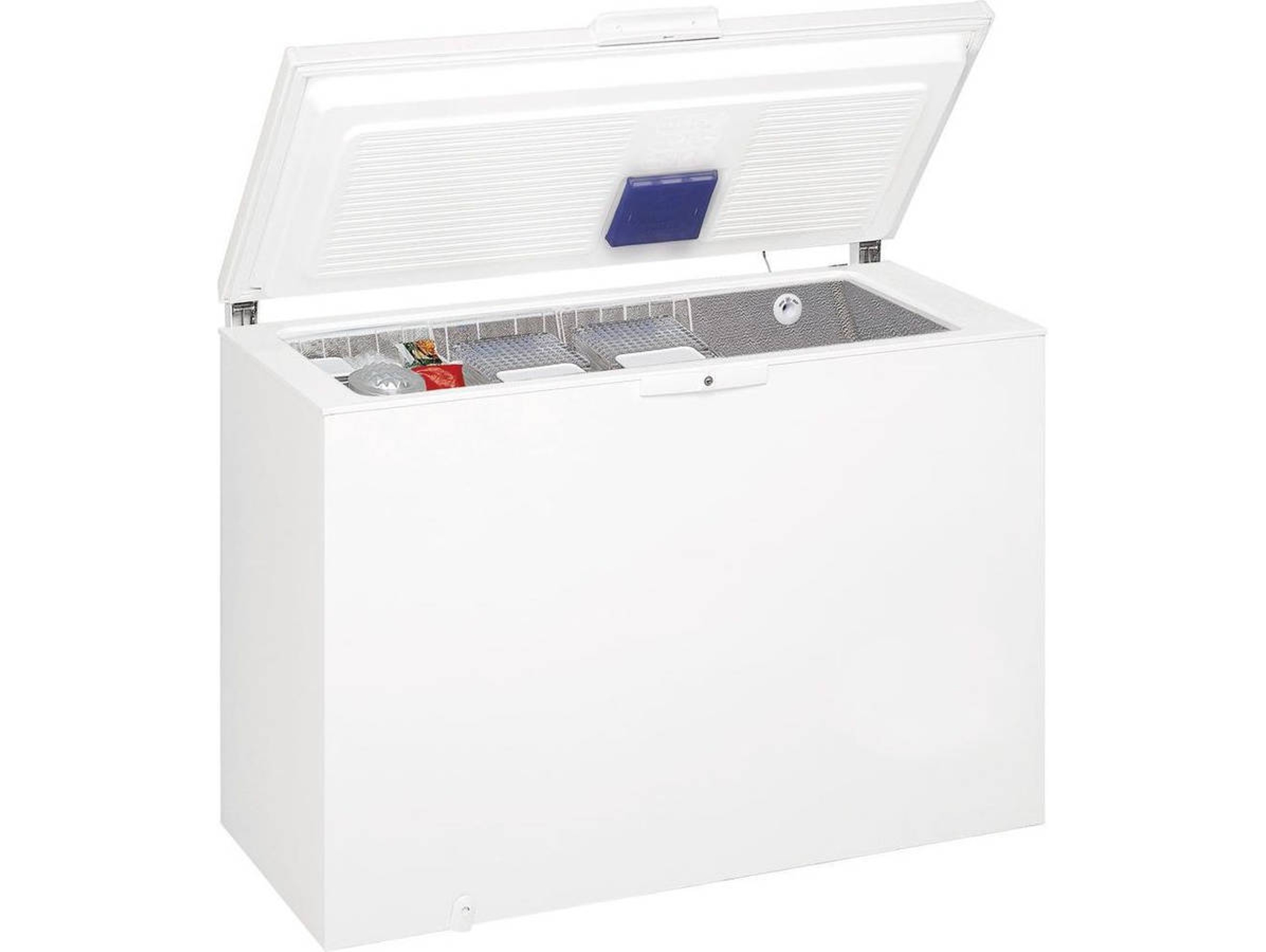 Congelador Horizontal WHIRLPOOL WHE39352 FO (Estático - 140.5 cm - 390 L - Blanco)