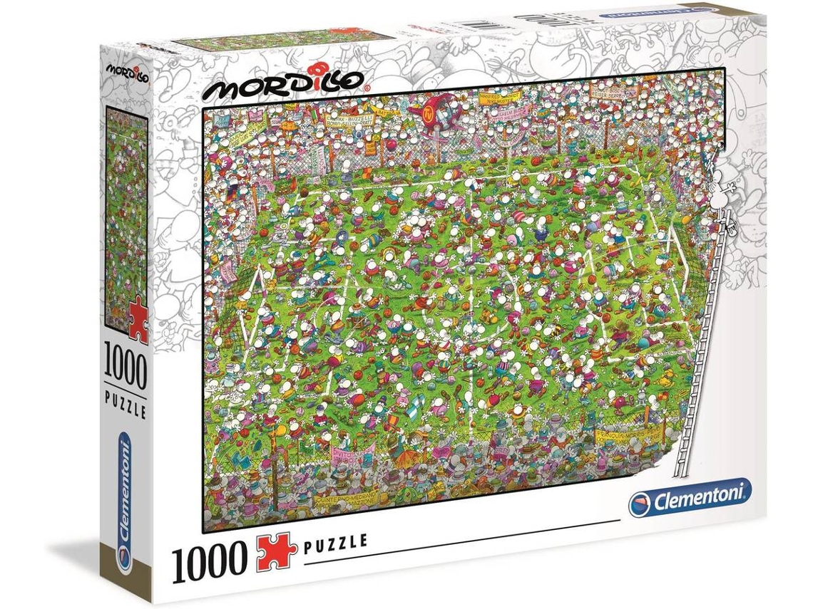 Puzzle CLEMENTONI Mordillo The Match (Edad Mínima: 10 - 1000 Piezas)